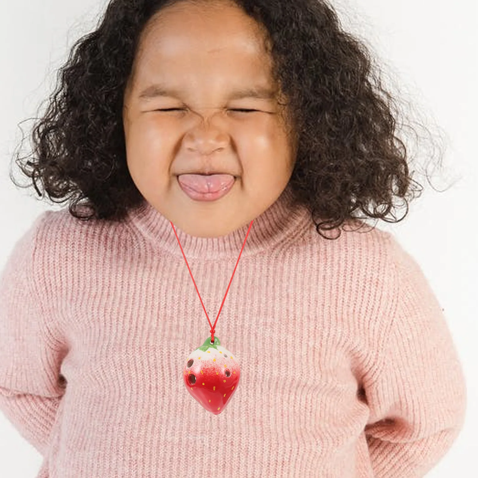 

Strawberry Strawberries Beginner Wind Instrument Fruit Ocarina Instruments