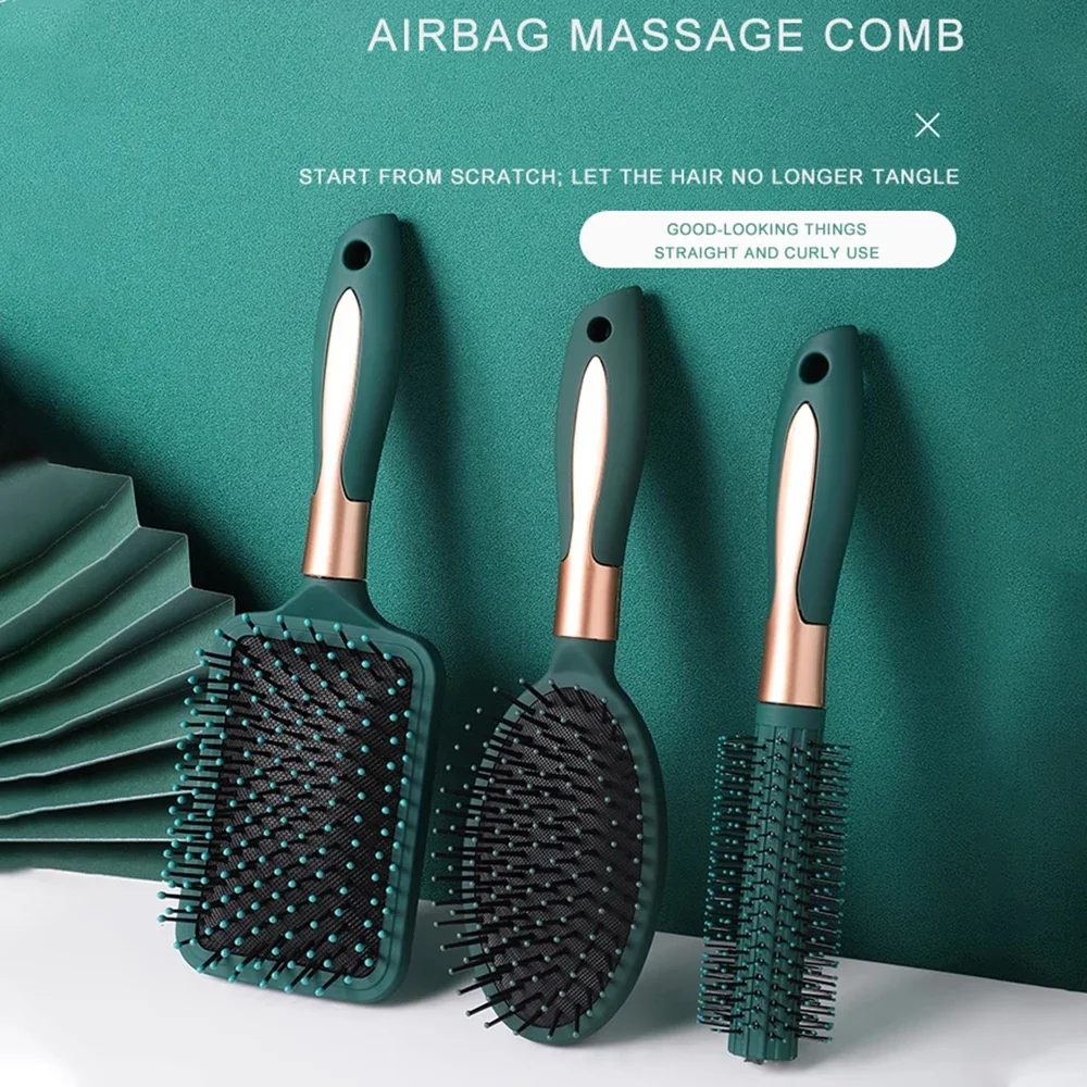 Air Cushion Massage Comb Brush Anti-Static Scalp Hairbrush Wet/Dry Hair Scalp Hairbrush Detangle Professional Salon Styling Tool