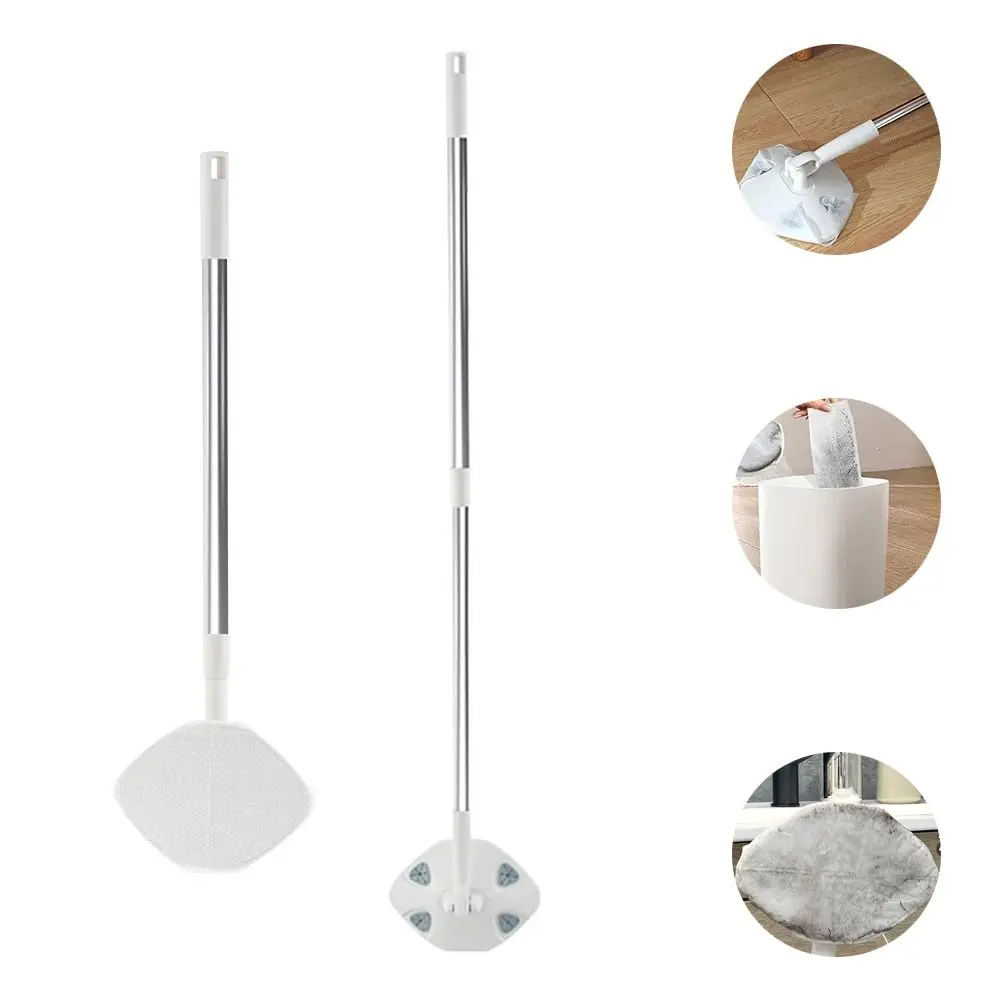 360 Rotating Mop Floor Cleaning Disposable Replaceable Floor Cloths Mop MicroFibre Mop Paper Adjustable Lazy Mops Dust Removal