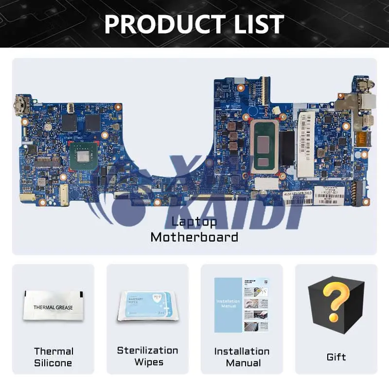 137363-1 Notebook Mainboard für HP 13-ah N17S-LG-A1 L30285-001 Laptop Motherboard mit CPU i5-8265U 8g mx150 voll getestet