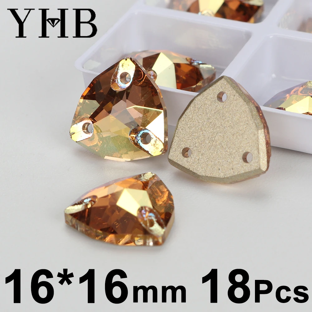 YHB 001SH أشعة الشمس المعدنية Galacti Navette قطرة زجاج كريستال AB أحجار الخياطة مسطحة خياطة على أحجار الراين للملابس
