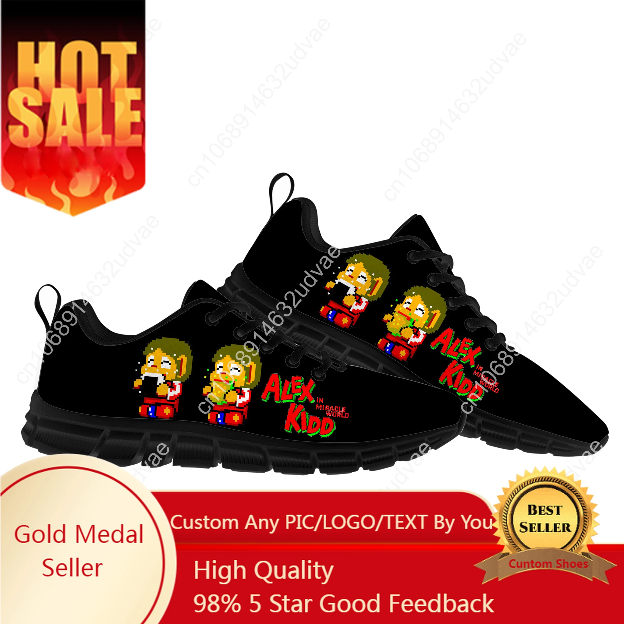 

Alex Kidd Sneakers Mens Womens Teenager Customized Sports Shoes Casual Custom Made Shoe High Quality Couple Shoes