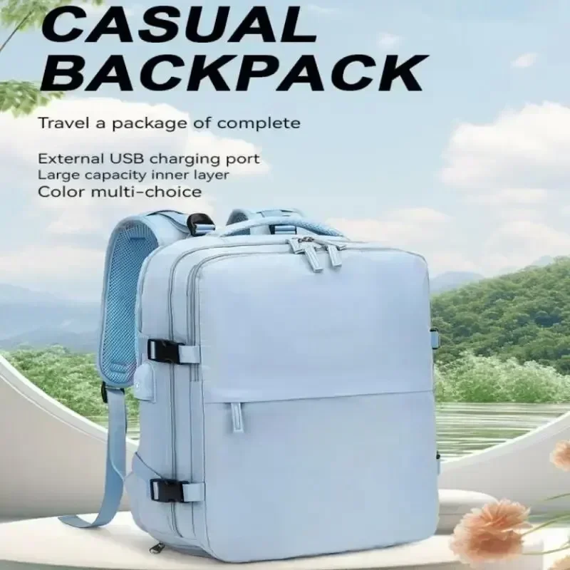 Large Capacity Dry and Wet Separation Backpack Multi-functional Short-distance Travel Waterproof Mommy Backpack