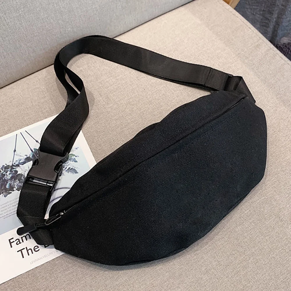 Bolsos de hombro de lona para mujer, bolso con cinturón, nueva moda, bandolera de viaje al aire libre, organizador, riñonera de ocio con accesorios