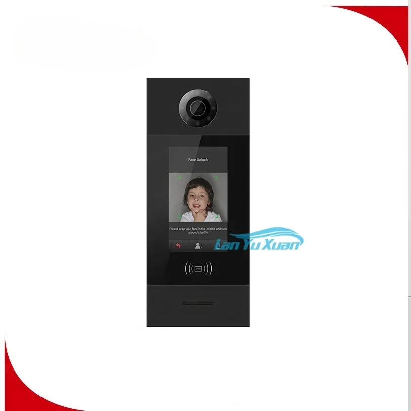 Touch Screen Multi-unit TCP IP Video Door Phone Intercom System with Smart Phone Remote Unlock