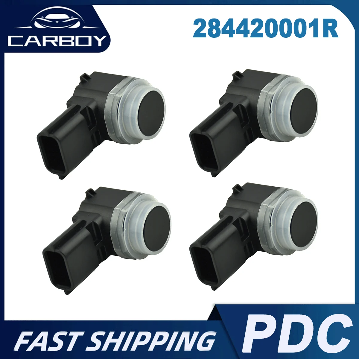 1/4 шт. черный датчик парковки PDC для Nissan RENAULT Megane 3 Fluence 2009-2015 Grand Qashqai II 2013-2020 28442-0001R 284420003R