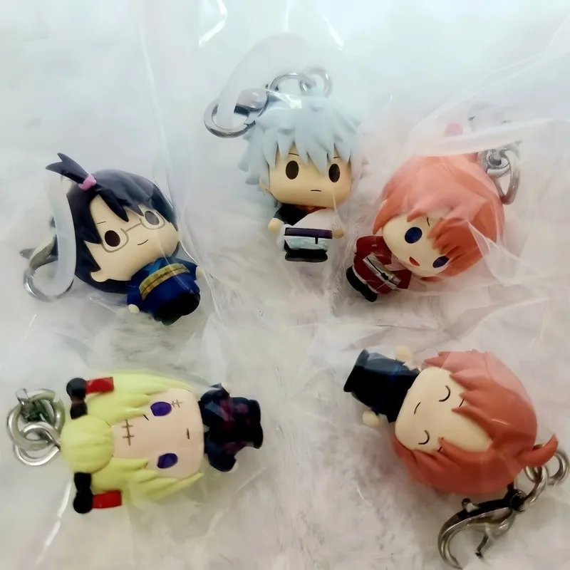 Брелок Bandai Gashapon Gintama Movie Yoshiwara Daienjou, фигурка Сакаты Гинтоки, Камуи Кагуры, Цукуё, модель аниме-куклы, украшение.