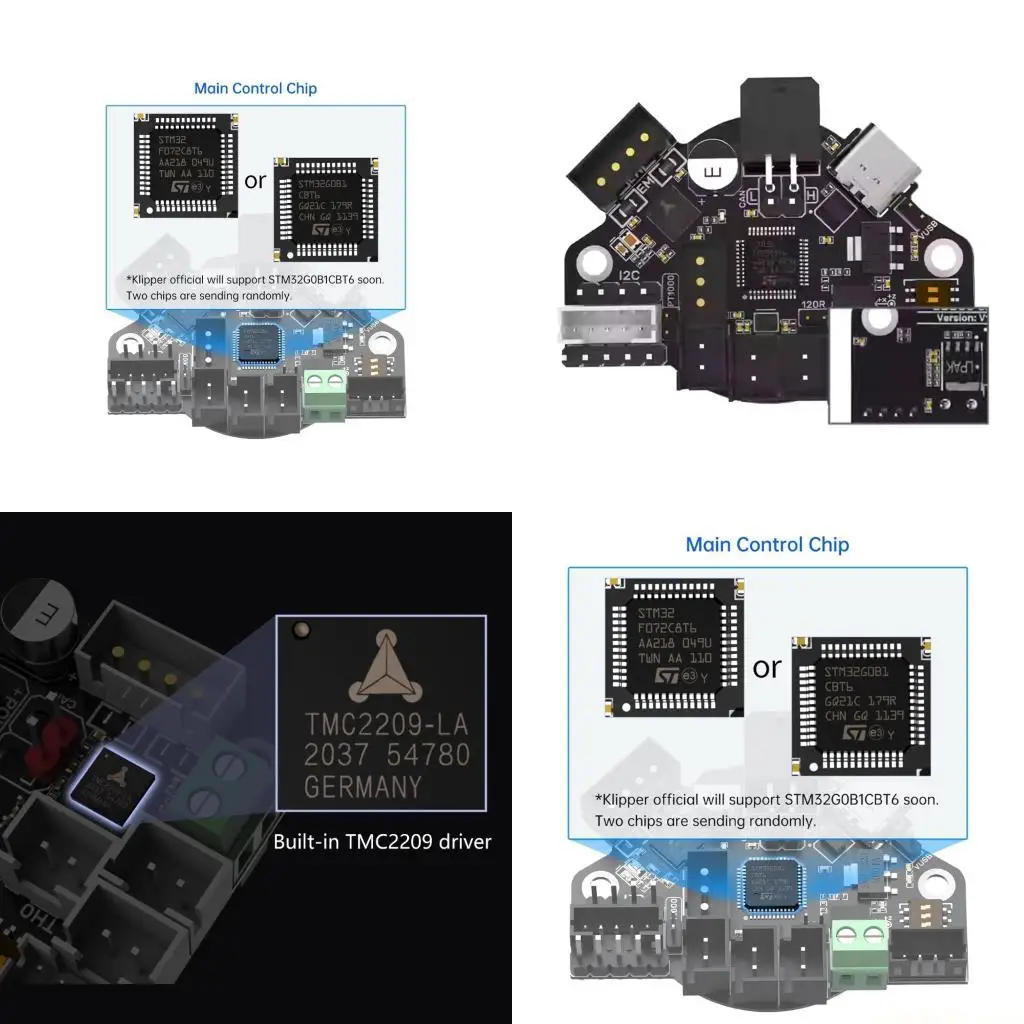 

Multifunctional 3D Printer Adapter EBB36 CAN Communication Optional Power
