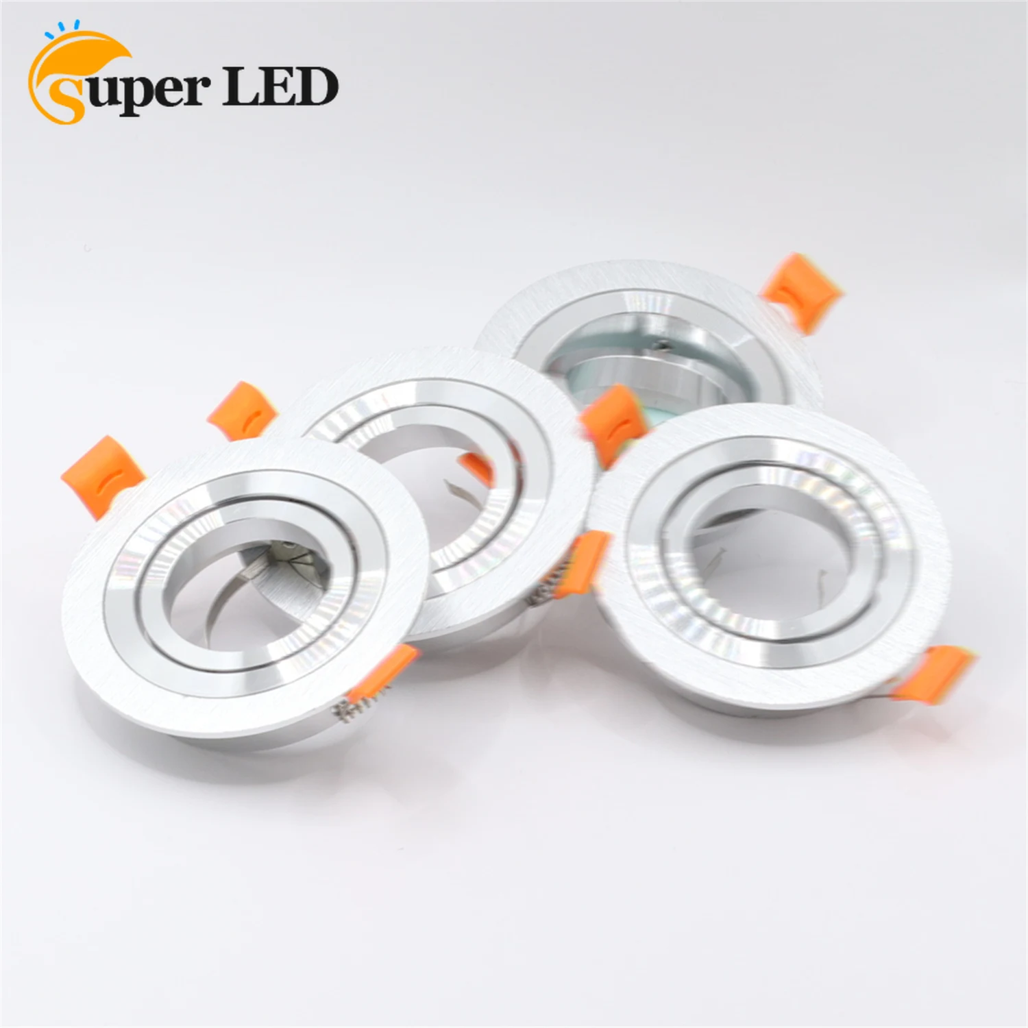 Aluminium Led Oppervlak Oogbolfitting Mr16 Oppervlak Oogbal Schijnwerper Frame Zwart/Wit Downlight Behuizing Fitting