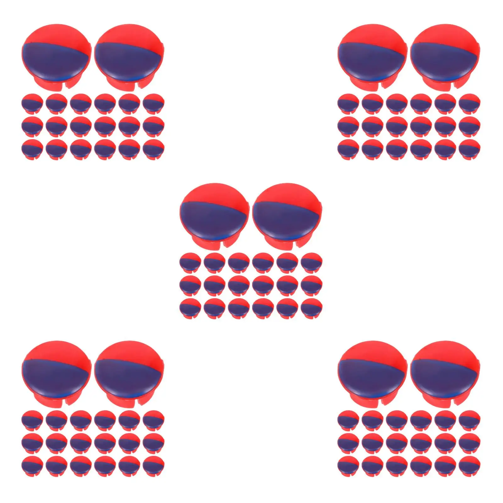 

5pcs Set of 5 Accessories Hot Cold Labels Buttons Water Faucet Temperature Indicator for