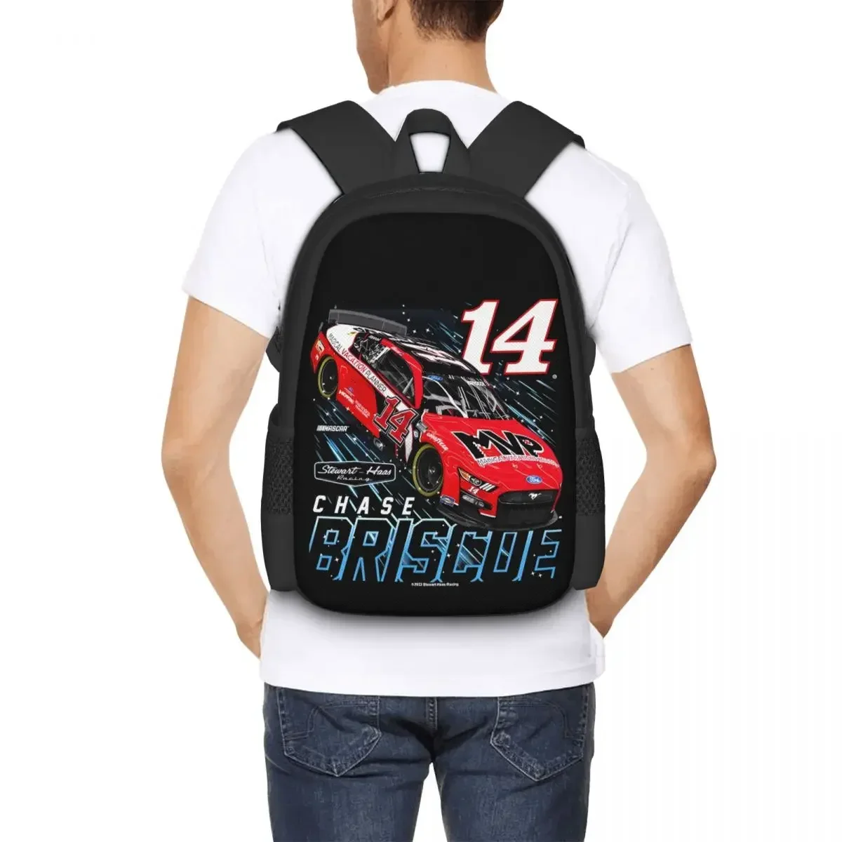 Chase Briscoe 14 Travel Laptop Backpack, Business College School กระเป๋าคอมพิวเตอร์ของขวัญสําหรับผู้ชายและผู้หญิง