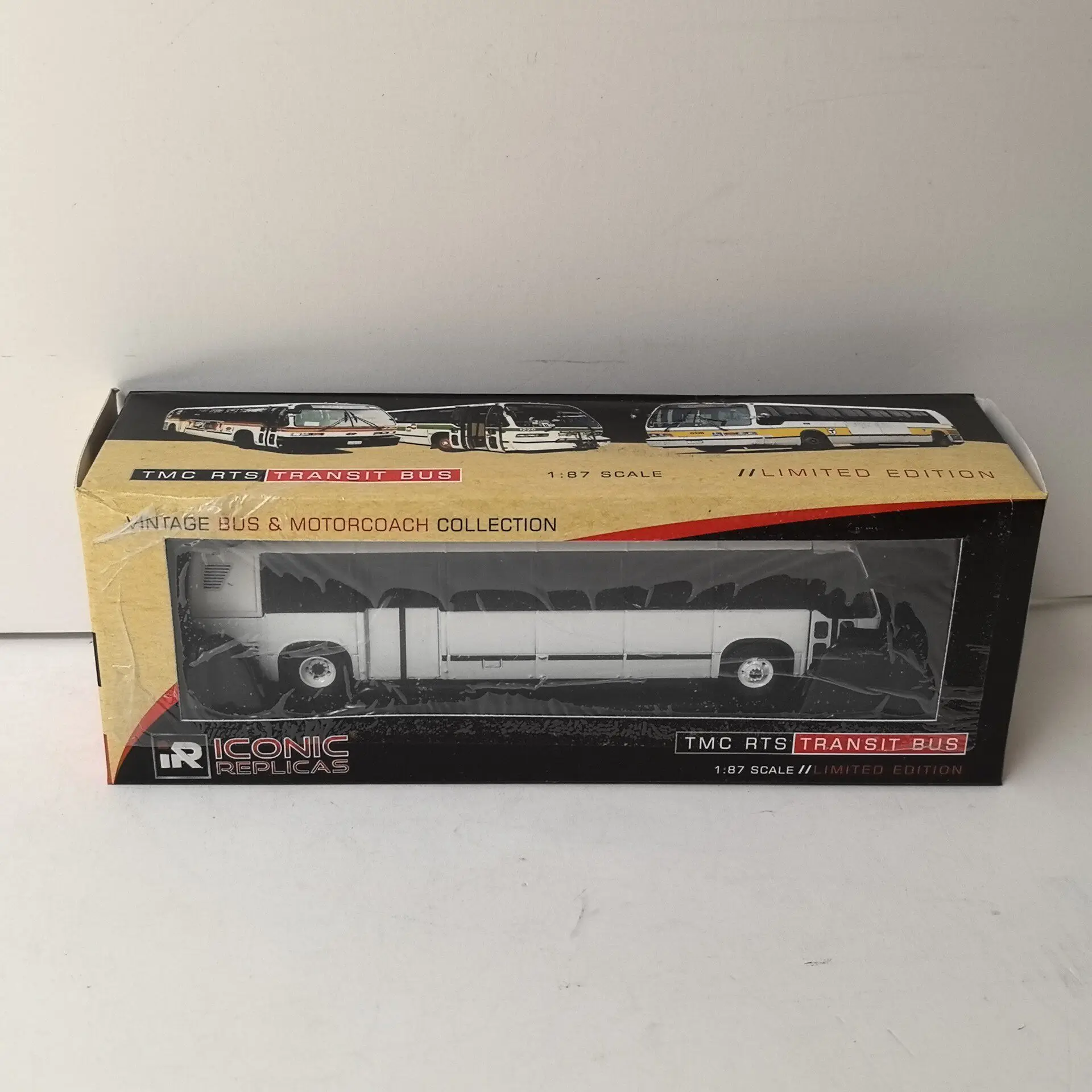 

Diecast IR 1/87 Scale HO TMC RTS TRANSIT BUS 14 Alloy Car Model