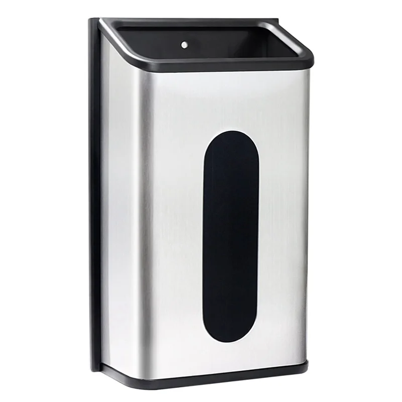 

Highly Recommended Wall Mount Grocery Bag Holder,Bag Dispenser Or Bag Saver, Easy-Access Opening Fingerprint-Proof