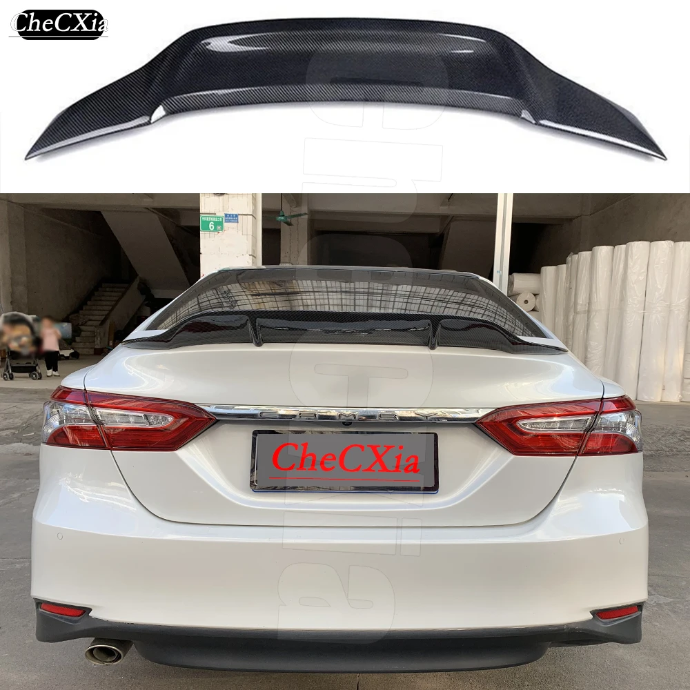 

For Toyota 2018-2023 Camry Modified True Carbon Fiber Rear Spoiler True Carbon Fiber Tail Trunk Trim Tail ﻿