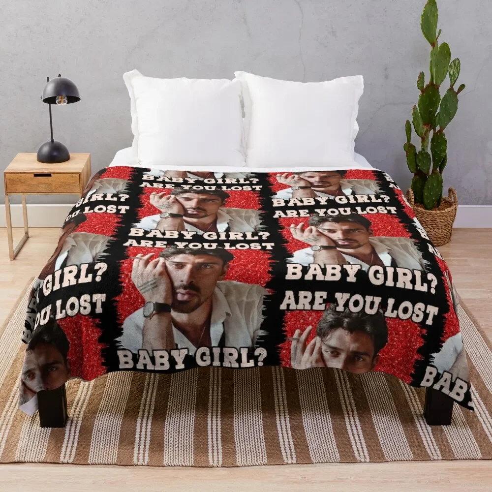 

Are you lost baby girl cute funny Netflix 365 dni days massimo movie Laura Poland Throw Blanket blankets ands Custom Blankets