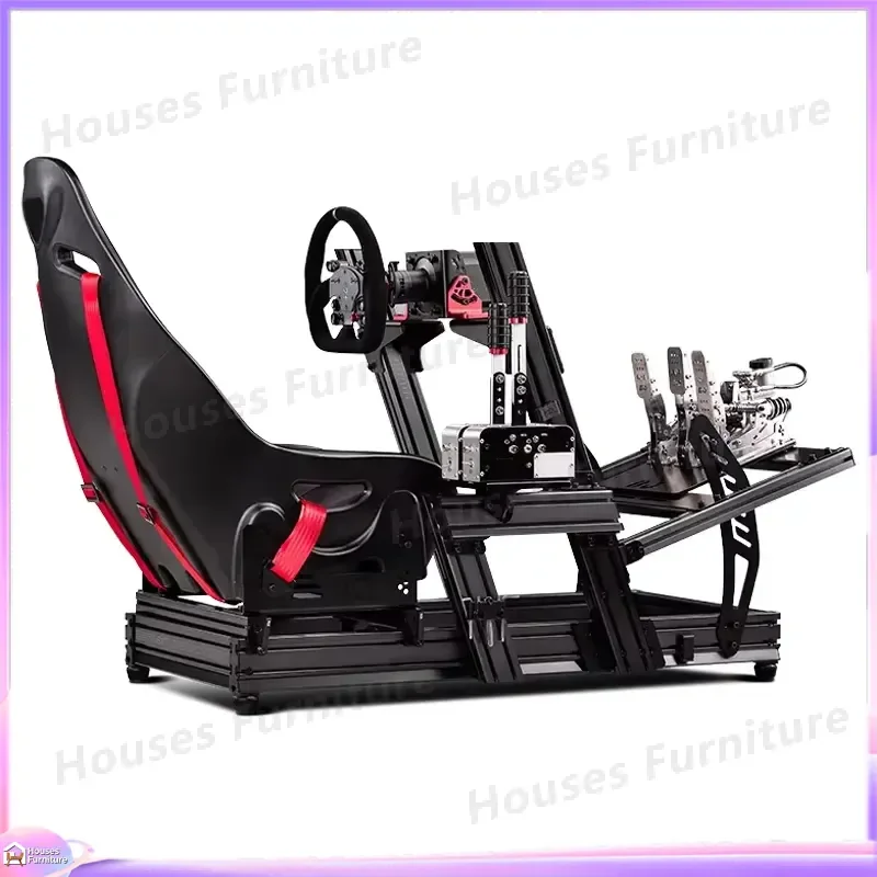 210 Gravity Racing Simulator Cockpit Steering Wheel Stand Bracket Gaming Chair Seat Mount for Logitech G29 G923 Thrustmaster
