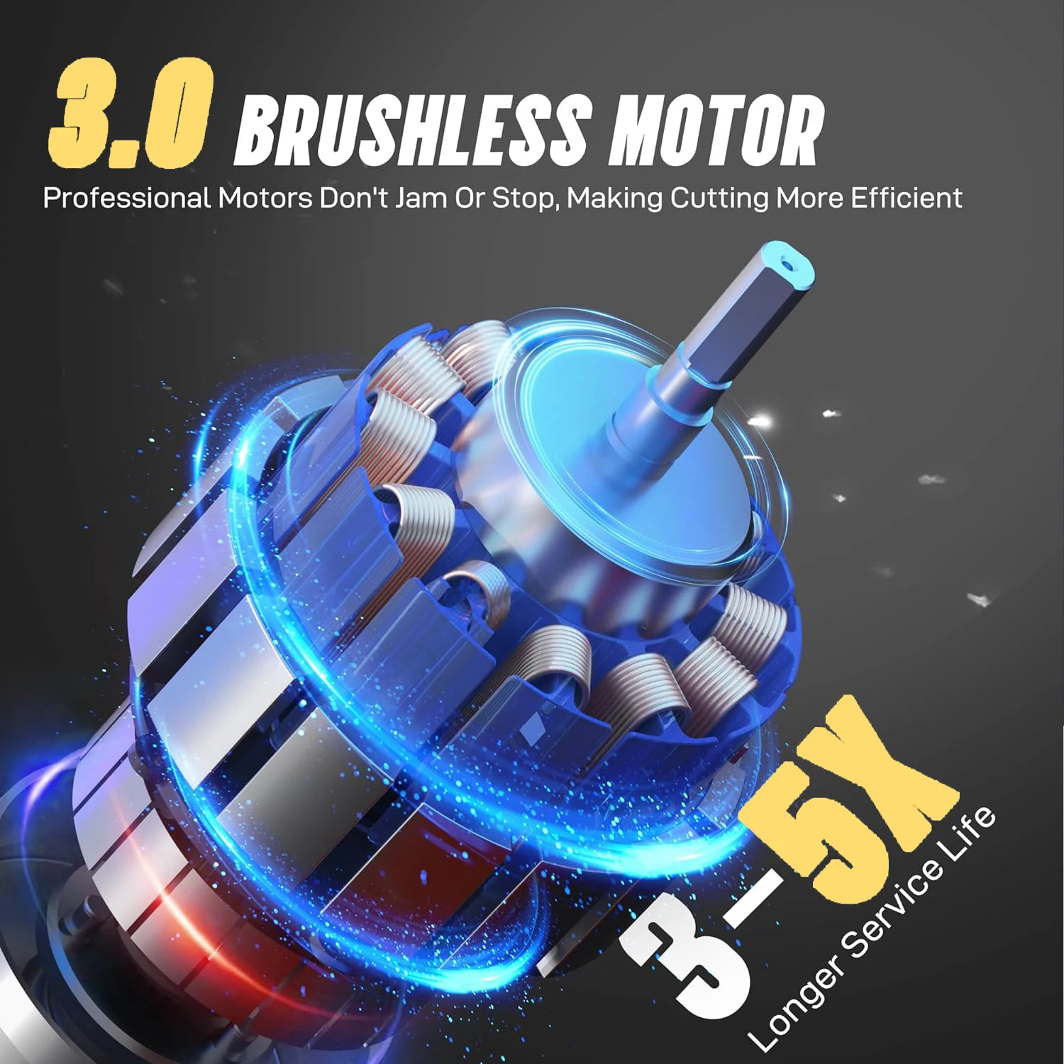 TKCB-Brushless Electric Drill Cordless Impact Drill Electric Screwdriver Ice Breaking Home Diy Power Tool For Makita 18v Battery