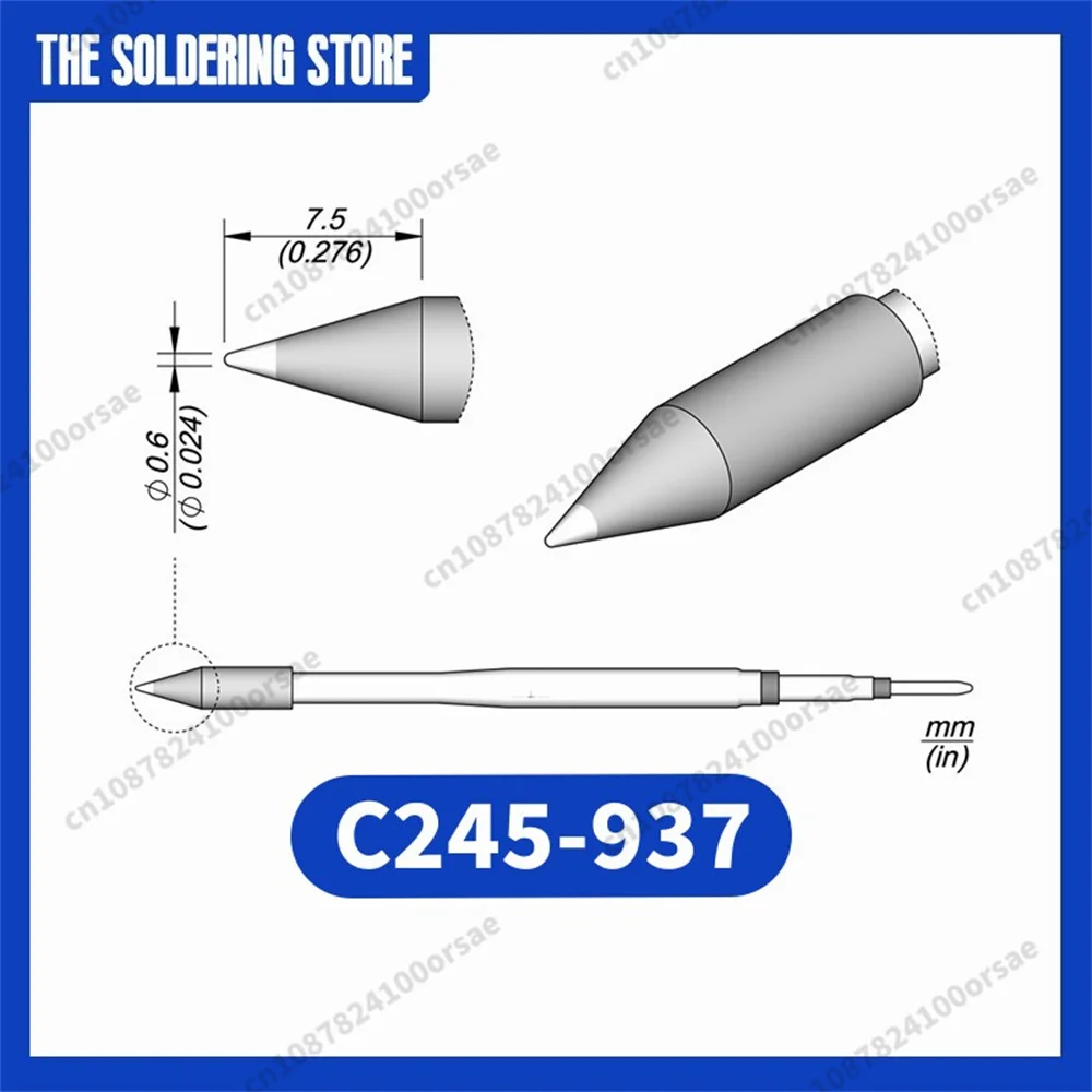 C245 937 Cartridge for JBC SUGON AIFEN A9/A9pro T245 Soldering Handle, жало C245 Tip Replacement Accessory Tool