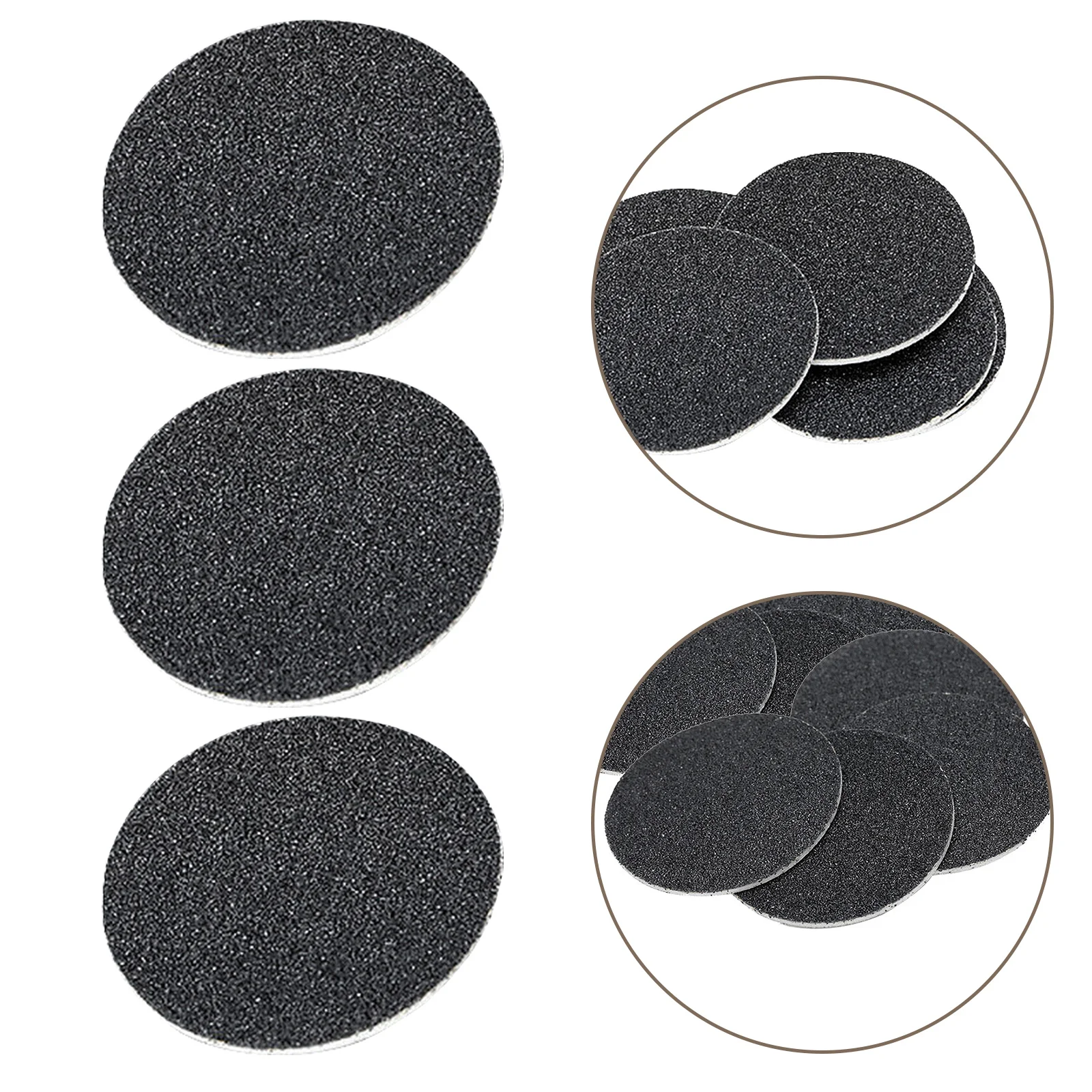 

60Pcs Replacement Sandpaper Disks for Electric Callus Remover Effective Dead Skin Removal Disposable Pedicure Discs for Nail