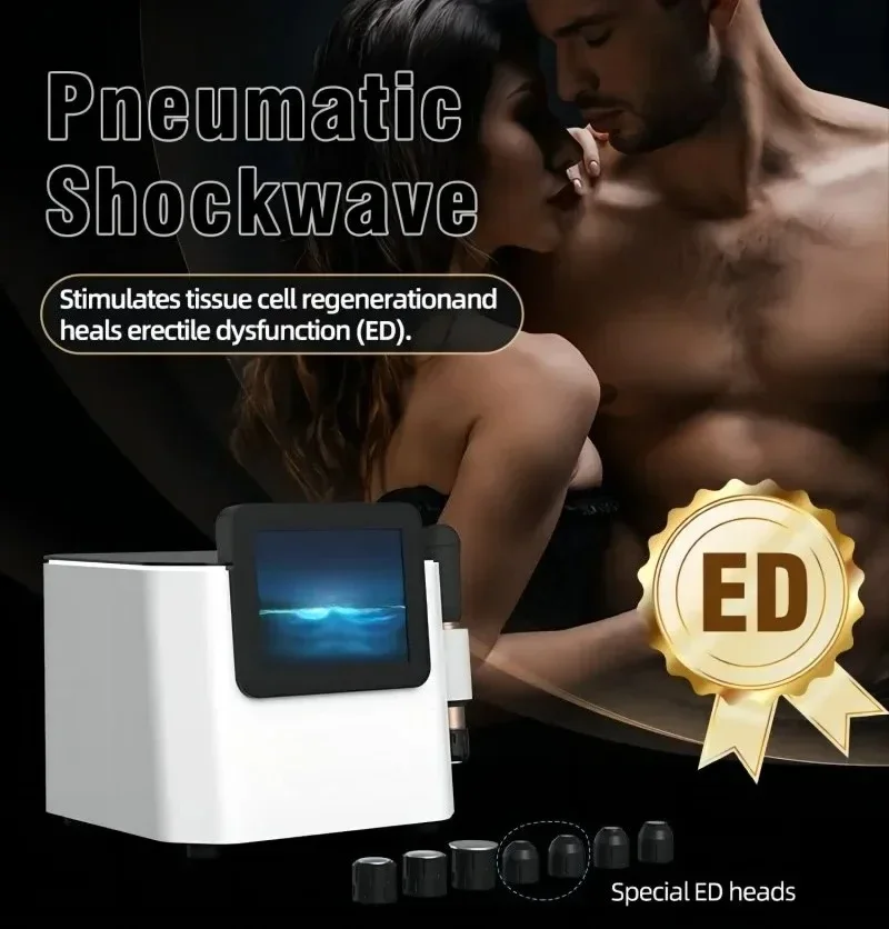 

2025New Air Pneumatic Shock Wave for Pain Relief Double Acoustic Shockwave Therapy Machine Ed Air Pressure Shock Wave Equipment