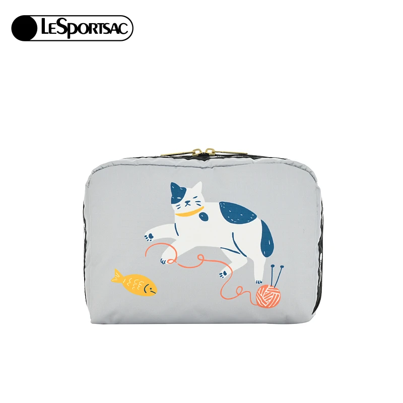 

LeSportsac Trendy Cartoon eup Bag Cute Handheld Youth Faion Fabric oulder Bag Waable Zipper Closure Medium Size