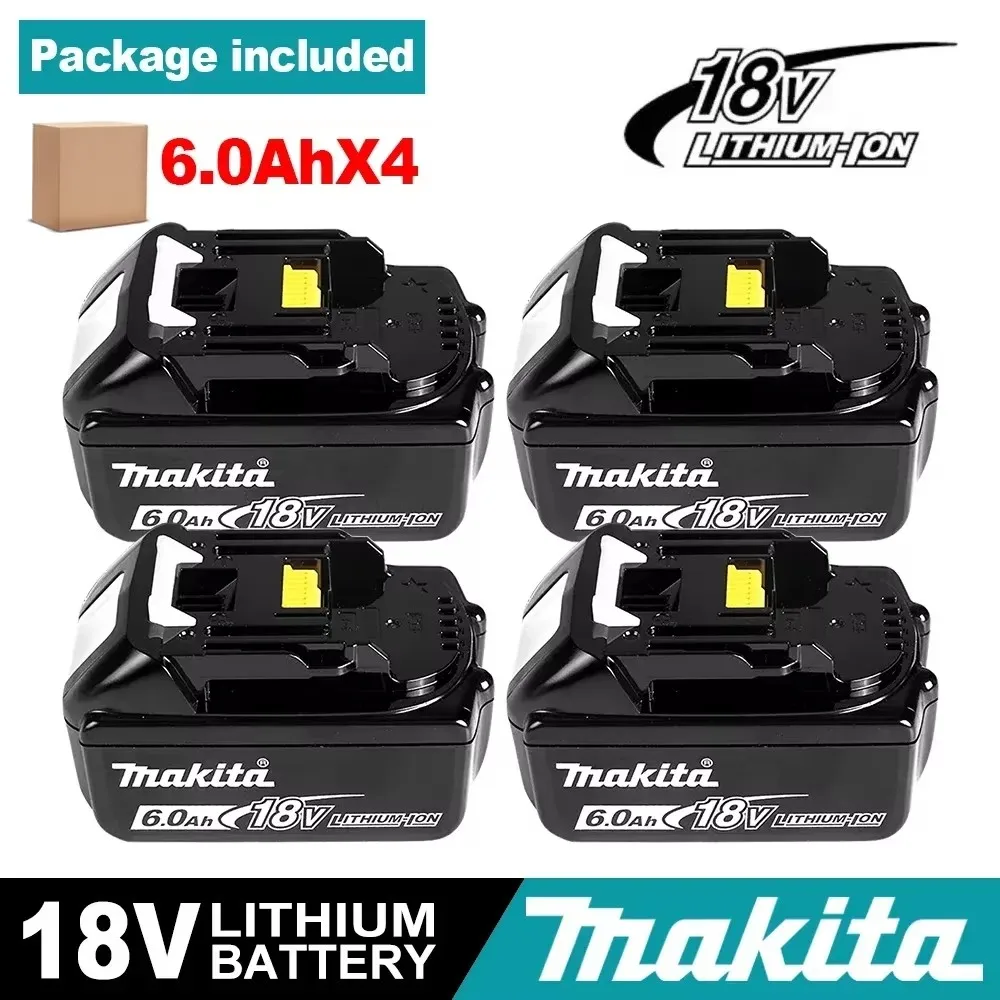 Bl1860 Batteria agli ioni di litio originale makita 18v 3Ah/5Ah/6Ah per Makita LXT BL1830 BL1815 BL1860 BL1840 BL1850 TW251D TD251DZ