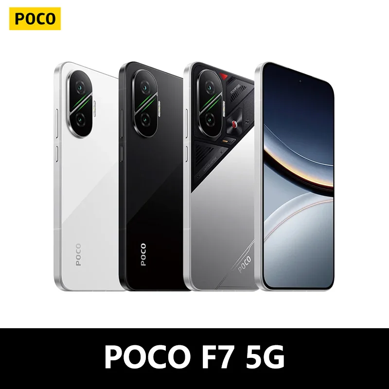 POCO F7 5G, NFC, Snapdragon ® 8s Gen 4, 6.83 pulgadas, 120 Hz, cámara de 50 MP,…