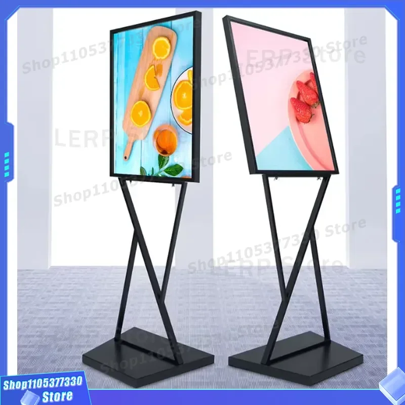 Adjustable Tripod Easel Stand for Vertical Poster Display Advertising Board Exhibition Signage Pop Up Banner Tension Fabric