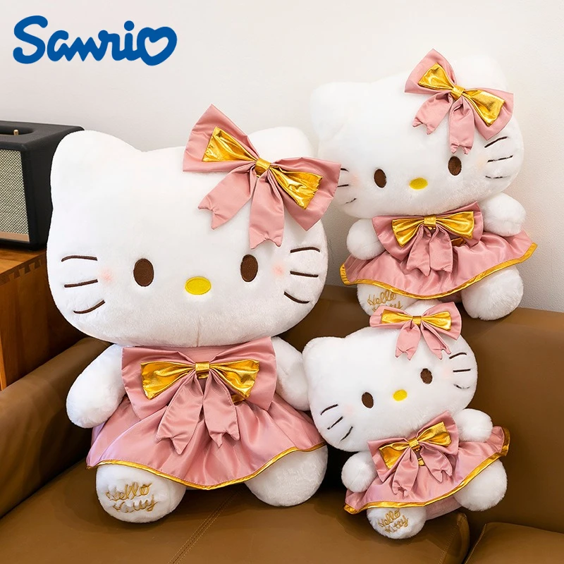 

40/50/60 см большой размер Sanrio Hello Kitty плюшевые игрушки мультфильм аниме Peluche Kawaii удобная мягкая кукла удобная мягкая кукла подарок