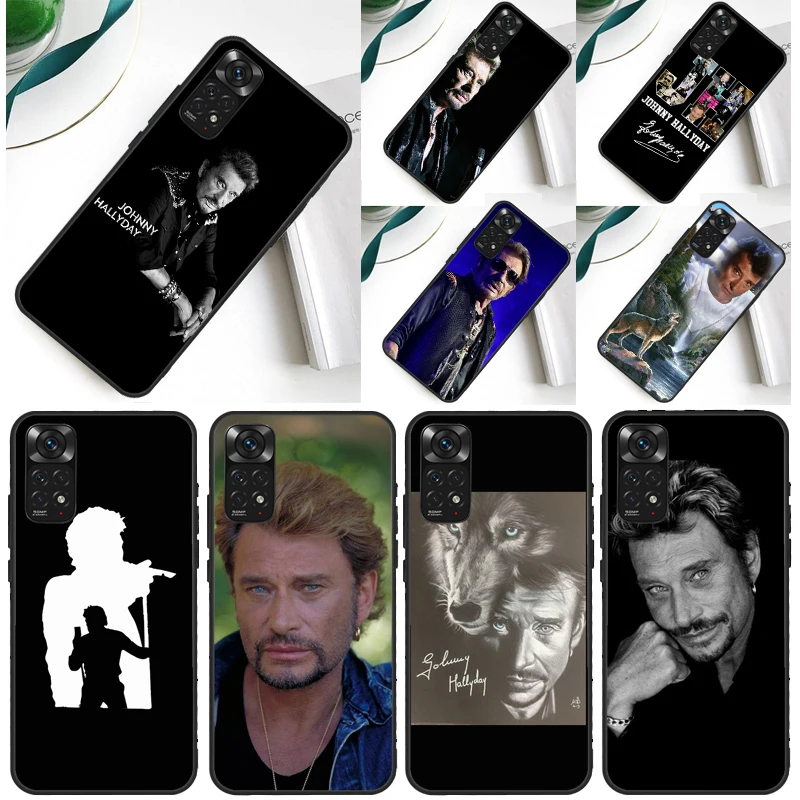 Johnny Hallyday Case For Xiaomi Redmi Note 12 11 10 9 8 Pro 9S 10S 11S 12S Redmi 12C 9A 9C 10A 10C Coque