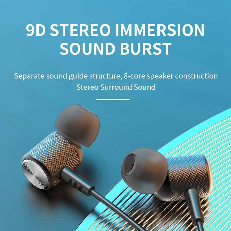 Neck Wireless Bluetooth Earphones TWS 9D Stereo Surround Headphone Magnetic Sport Neckband Headset Neck-hanging Earbuds with Mic view 5