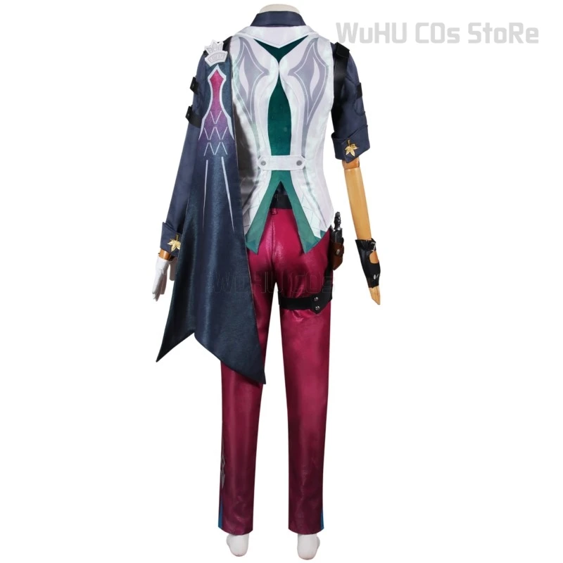 Cos Gallagher fantasia de cosplay para homens, honkai jogo: trilho estrela, uniforme de festa anime, roupas de Halloween, adereços