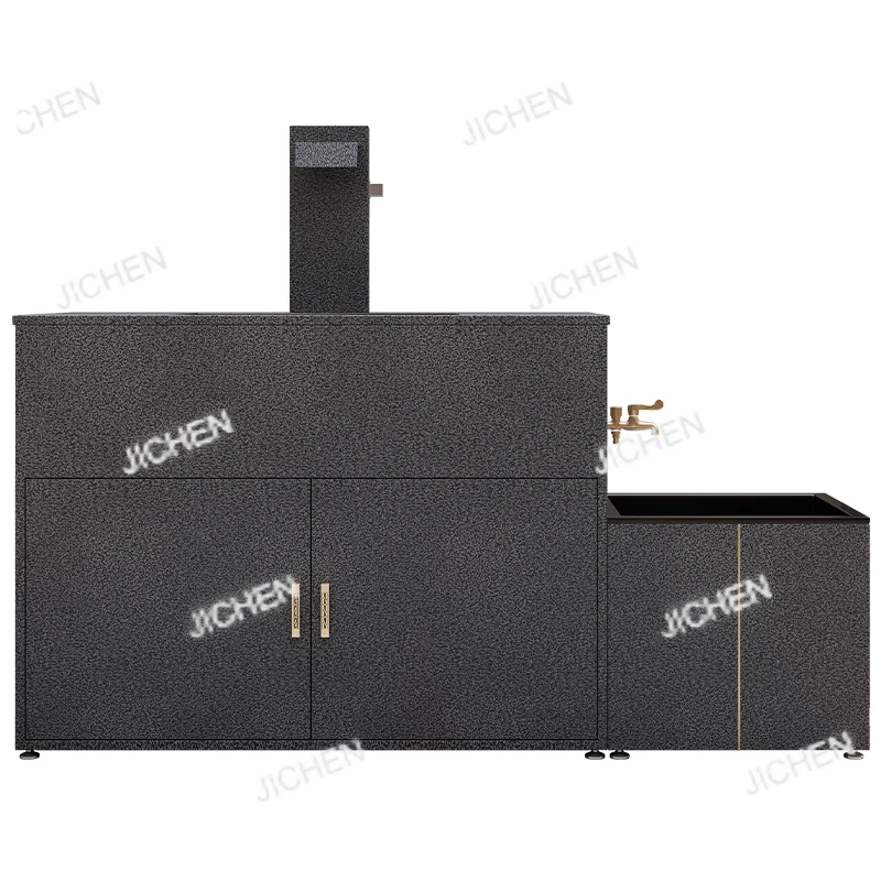 

Outdoor wash basin courtyard balcony wash basin integrated stainless steel 304 basin outdoor antifreeze drag