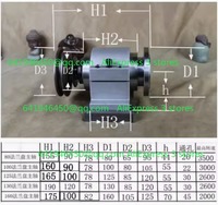 80/100 Machine Head HRB Bearing, Lathe Spindle, High-strength Lathe Head Assembly, Cast Aluminum Standard Spindle Without chuck