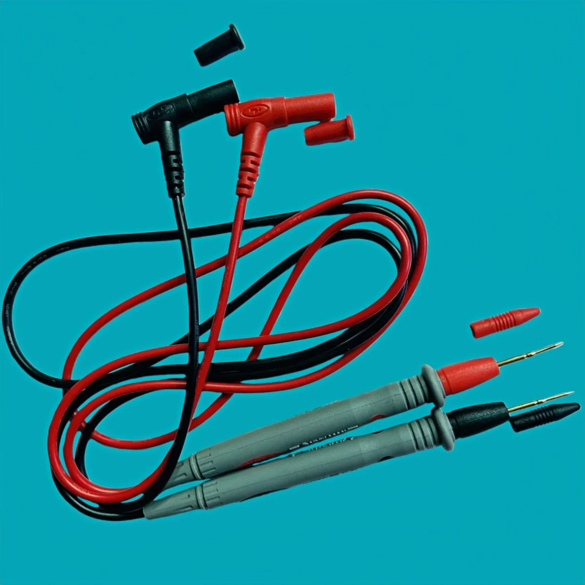 

1 пара силиконовых проводов 20 А 1000 В, универсальный зонд, тестовые провода, штифт для цифрового мультиметра, проволока с игольчатым наконечником, аксессуары для светодиодного тестера