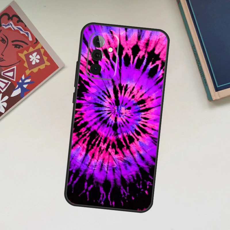 Rainbow Spiral Tie Dye Case For Samsung Galaxy A52 A53 A54 A12 A13 A14 A32 A33 A34 A23 A24 A72 A73 A51 A71 A15 A25