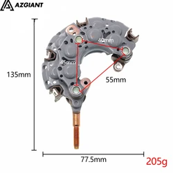 For Toyota Corolla Camry Corolla Vios Reiz Crown Cherokee Generator Diode Alternator Rectifier Bridge