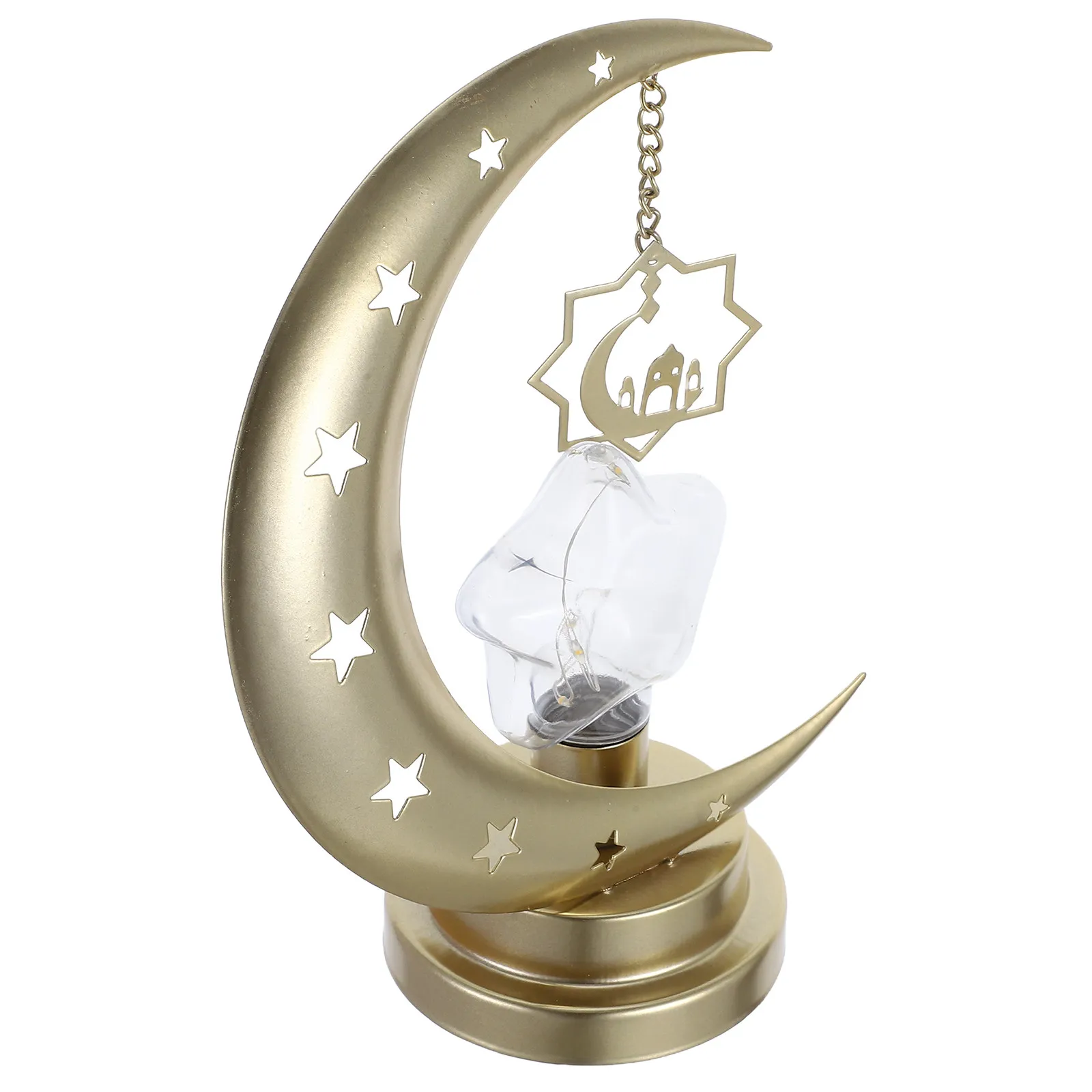 

LED Moon Night Light Iron Design Decorative Lamp for Bedroom Living Room Nightstand Rustic Romantic Home Decor Soft Glow Table