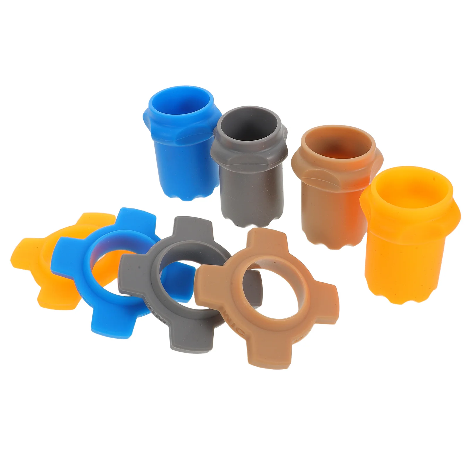 

4 set Wireless Mic Silicone Holder Shockproof Anti-Drop Sleeve Anti- For Karaoke Ktv Microphone Accessories Portable