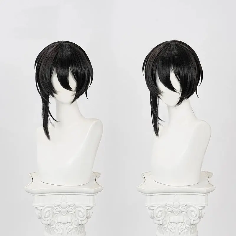 رئيس الحكاية السابعة الغريبة مو تشنغوي الدكتور مو شعر مستعار تأثيري مع شبكة الورد محاكاة فروة الرأس زي شعر مستعار #4