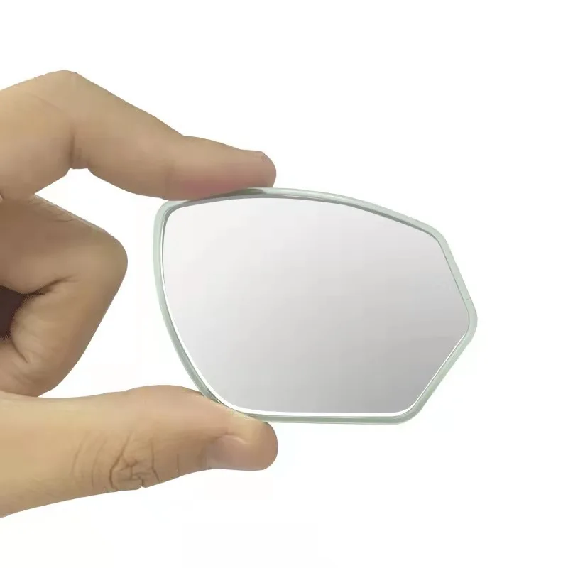 Car Blind Spot Mirrors Universal Auto Rainproof Anti-Fog Adjustable Angle Wide HD Glass Frameless Convex Rearview Mirror