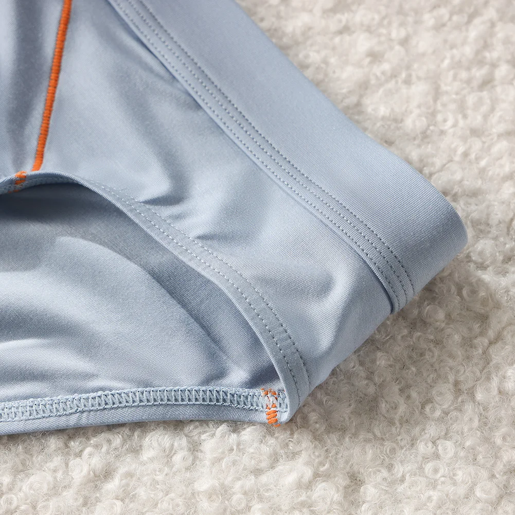 Men XXL Size Panties Shorts Elastic Lyocell Fabric Pouch Briefs Fashion New Style Underpants Underwear Male Lingerie 4