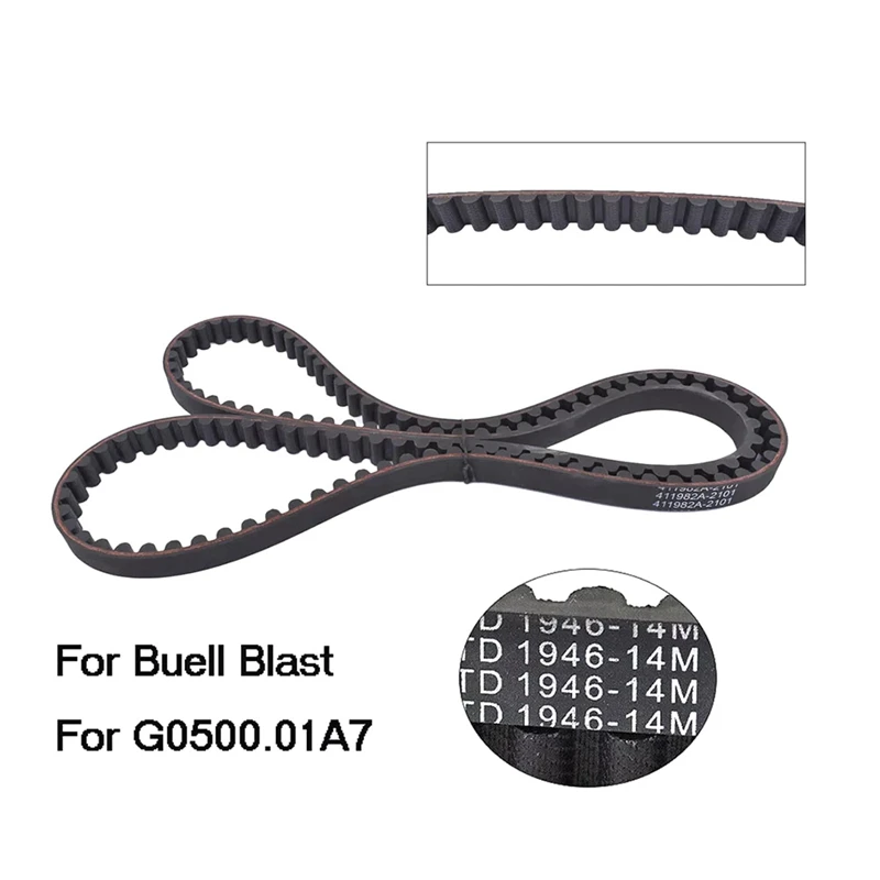 G0500.01A7 For Buell Blast P3 Rear Drive Belt 139T Type Tooth 3/4 Inch Final Drive Belt