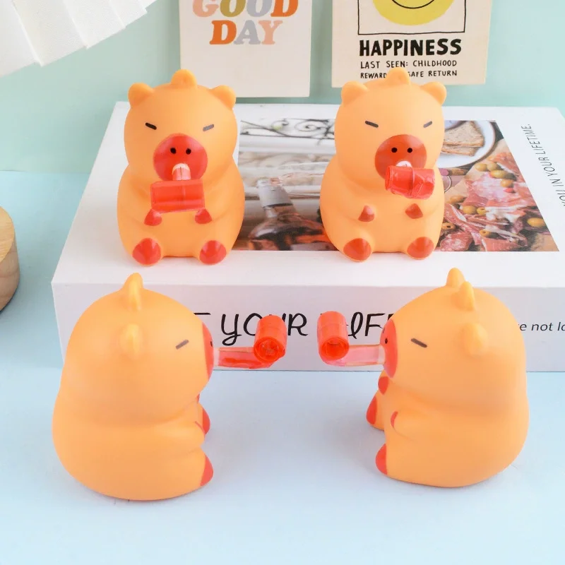 Capybara Fidget Squeeze Spielzeug Niedliches Quetschspielzeug mit Herausgestreckter Zunge Stressabbau-Spielzeug Geburtstagsgeschenke Party – Detail 6