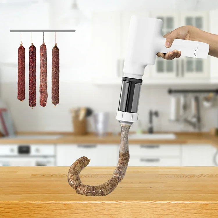 -Handheld Household Electric Pasta Handheld Wireless Charging Pressure Noodle Gun With Sausage Filling Function