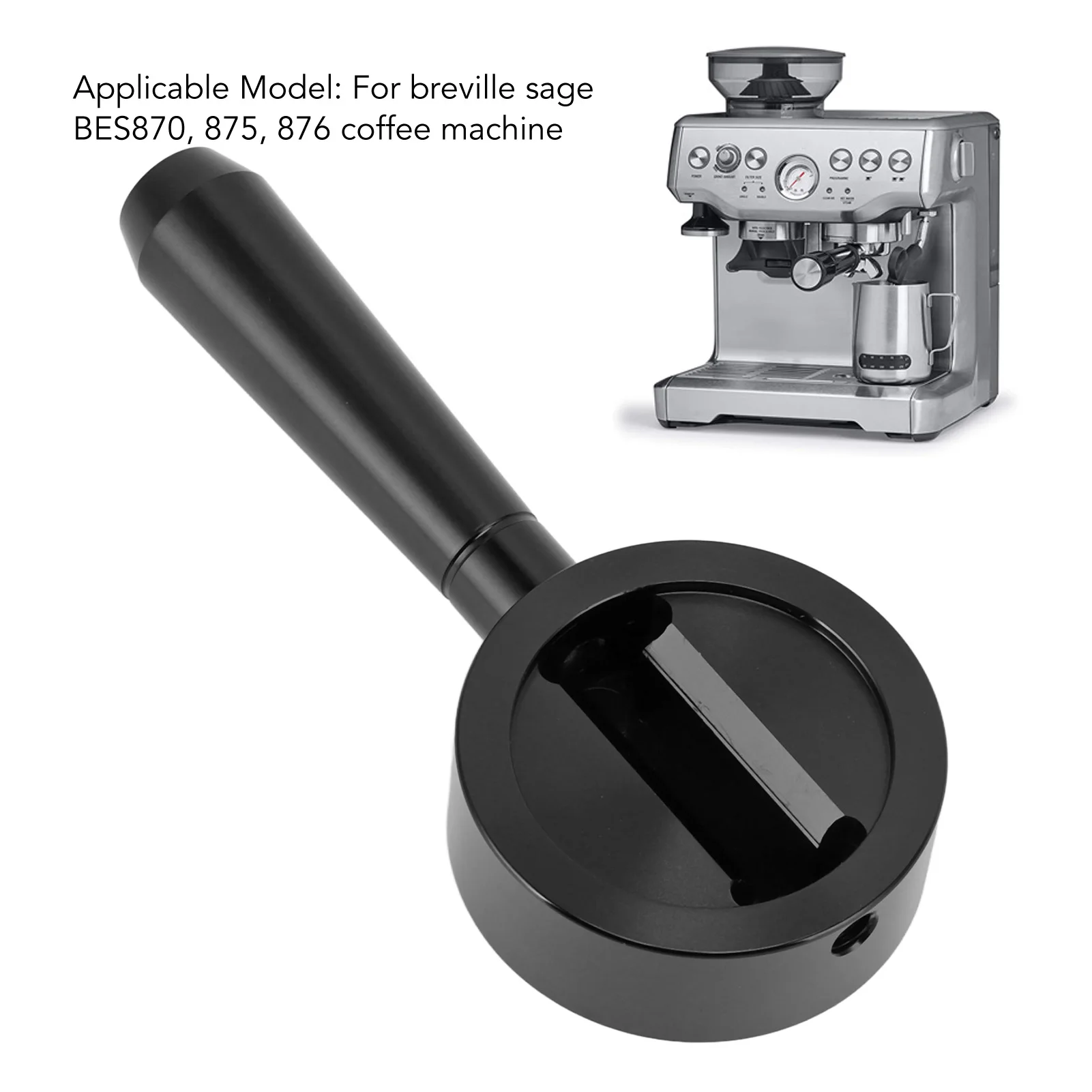 Coffee Machine Steam Lever Aluminium Alloy Easy Installation Glossy Coffee Machine Steam Knob Lever for Sage BES870