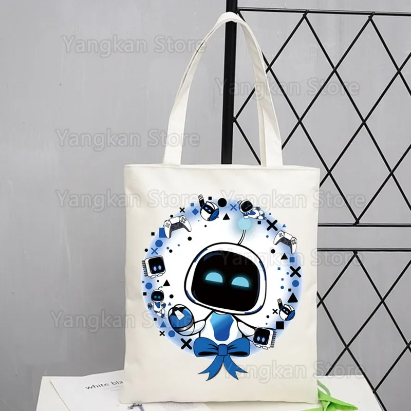 

Astro Bot Shopping Bag Grocery Handbag Bolsas De Tela Tote Bolsa Shopping Bag Jute Tote Fabric Custom