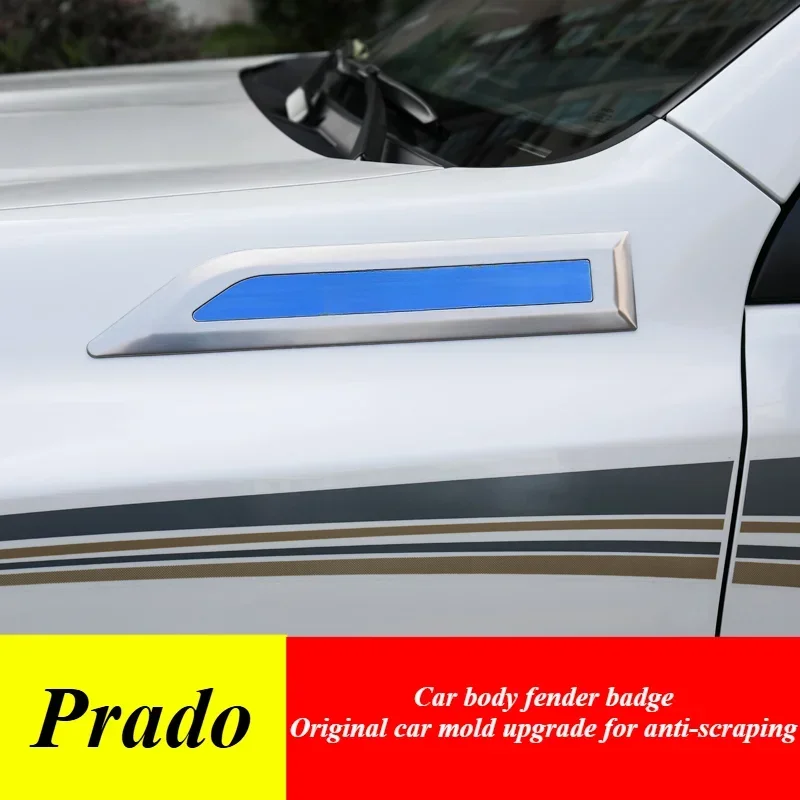 Fender Decor Body Side Stripes and Emblems Decorative Accessories Styling Motification Customization for 2018-2019 Toyota Prado