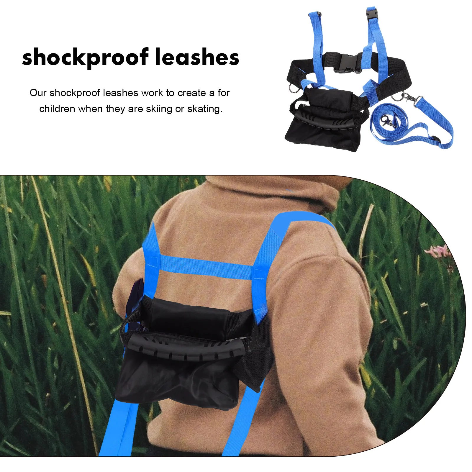 

Ski Safety Protective Belt Skiing Straps Training Harness for Toddler Anti-fall Rope