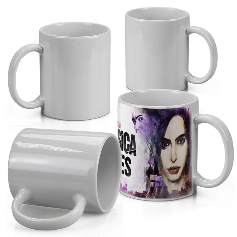 325ml - 12 Unid White Porcelain Sublimation Mug